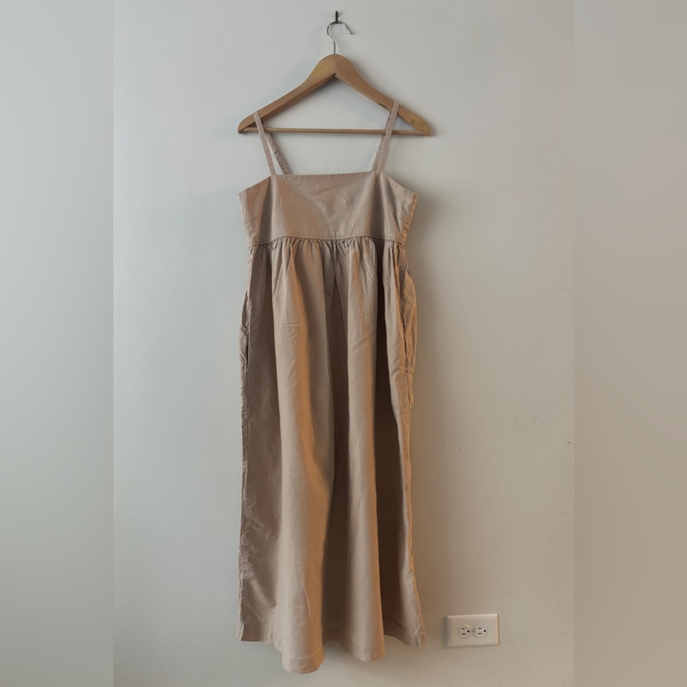 Uniqlo Tan Maxi Dress